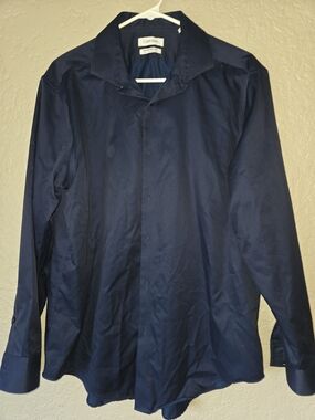 Calvin Klein Dark Navy Dress Shirt